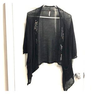 Free people jeweled cardigan size small